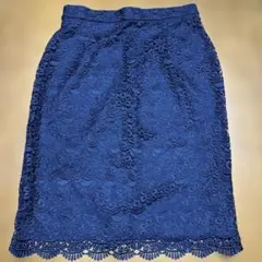 UNIQLO ネイビー レーススカート