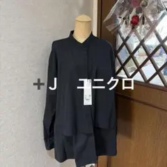 +J 黒 長袖シャツ