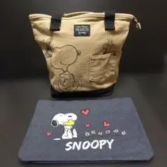 SNOOPYスヌーピー トートバッグ&ポーチセット