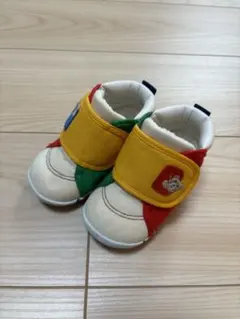 ミキハウス hot bipscuit ベビーシューズ クマ刺繍 11.5cm