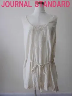 ジャーナルスタンダード ノースリーブチュニック 薄ベージュ系