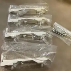 TOSOカーテンレール正面付ブラケットネクスティホワイト4個