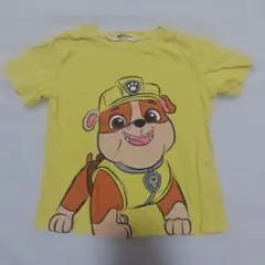H&M　パウ・パトロール　ラブル　半袖tシャツ　110cm 黄色