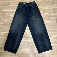 zaraワイドデニムパンツ