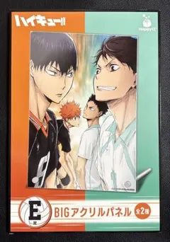 【ハイキュー】Happyくじ　E賞 BIG アクリルパネル 烏野/青葉城西