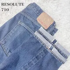 RESOLUTE リゾルト 710 デニムパンツ W33 赤耳 セルビッチのサムネイル