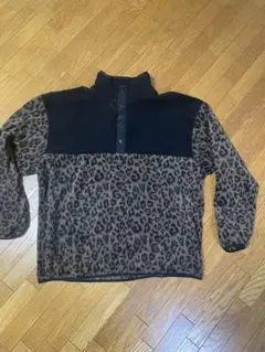 【GU】レオパード　ヒョウ　フリースジャケット　新品