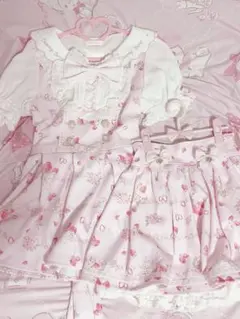 LIZLISA Creamy Berry柄セットアップ ホワイト - メルカリ