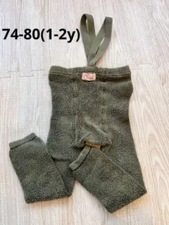 【sillysilas】シリーサイラス　フットレスレギンス　カーキ　1-2y