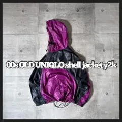 00s old uniqlo shell jacket y2k tech 短丈