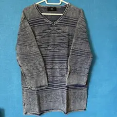 AZUL by moussy Vネック長袖カットソー