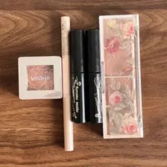 コスメ5点セット マスカラ2本（未使用）＋アイライナー＋アイシャドウ2種