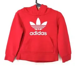 【adidas 】赤 フード付きパーカー