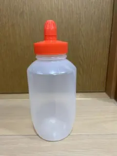 透明保存容器 1本　オレンジフタ