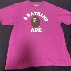 A BATHING APE Tシャツ ピンク M