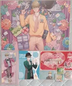 A3! 千景 至 名刺 特典 缶バッジ ファミプリ ブロマイド バースデー 色紙