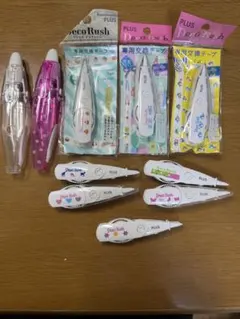 PLUS デコラッシュ まとめ売り 旧型 限定柄 交換テープ 未開封あり