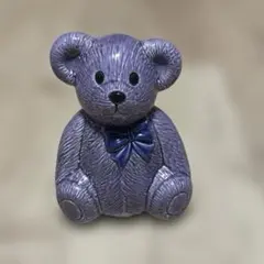 テディベア 陶器製 貯金箱