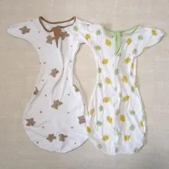 スワドル(おくるみ)2枚セット夏用 0～3ヶ月