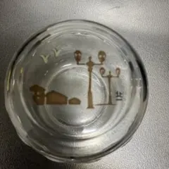 ガラス製保存容器 街灯と鳥デザイン　北一ガラス　小樽