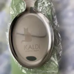 KALDI ステンレス ティープレート 猫デザイン