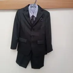 スーツ 3点セット+ネクタイ＆チーフ 5点セット 120