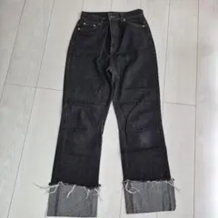 Lian ブラック デニムパンツ Sサイズ