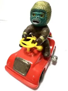 猿人ラー　ベビーカー　スペクトルマン　箱付き　難あり　ブリキ　ソフビ　レトロ 猿人ラー ベビーカー スペクトルマン 箱付き 難あり ブリキ ソフビ レトロ
