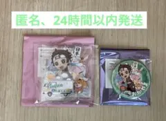 鬼滅の刃 TOGO2 岡山　缶バッジ アクリルスタンド 竈門炭治郎 2点セット③