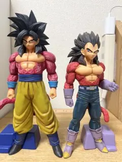 ドラゴンボールGT フィギュア 悟空4 ベジータ4 リペイント品