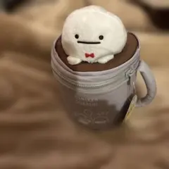 すみっコぐらし　マグカップ型ぬいぐるみポーチ　とかげ