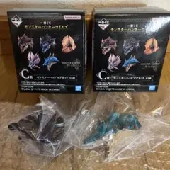 一番くじ モンハンワイルズ C賞 モンスターヘッドマグネット 護竜リオレウス 他