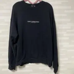 即購入可能！バックプリントトレーナー（ブラック）39