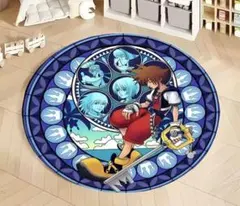 キングダムハーツ 円形ラグ 40cm 新品