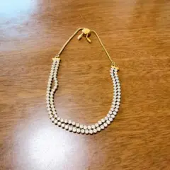 Swarovski 2連ラインストーン ブレスレットのサムネイル