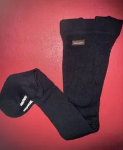 新品★ ミキハウス 黒 ベビータイツ