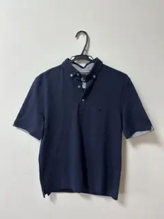COMME CA COMMUNE ネイビー ポロシャツ Mサイズ