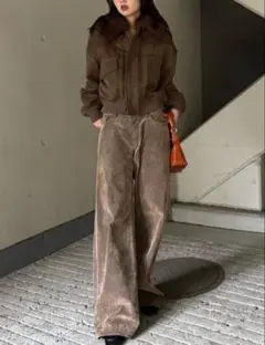極美品】ELENDEEK HALF PANTS COMBINAISONブラウン - メルカリ