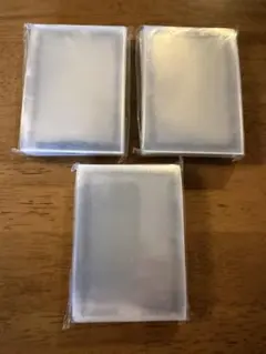 遊戯王⭐️プリズマティックゴッドボックス ラージクリア スリーブ⭐️新品未開封⭐️3個