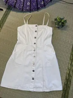 ホワイトキャミワンピース EU36 S