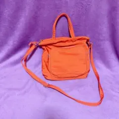 LOWRYS FARM オレンジ ショルダーバッグ
