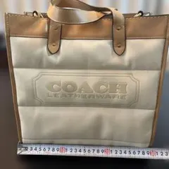 期間限定値下げ⬛︎極美品⬛︎COACH ベージュ レザートートバッグ