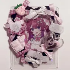 ♡ ホイップデコ トレカケース 量産型 ピンク リボン バレンタイン b8 ♡