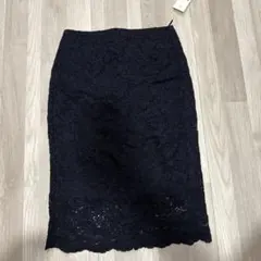 レース 黒 タイトスカート Mサイズ