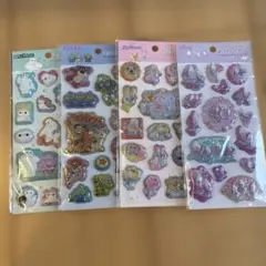 ディズニー ポップデコパーティー わたあめカプセルシール 4種セットのサムネイル