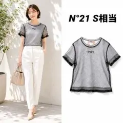 【即日発送】N°21 メッシュレイヤード　Tシャツ S相当　ヌメロヴェントゥーノのサムネイル