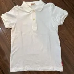 ミキハウス 半袖ポロシャツ 120 ホワイト