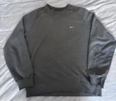 Nike 00s ラグラン　スウェット　グレー　M