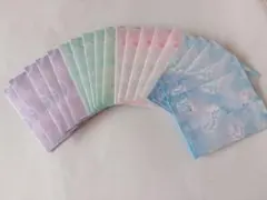 ミニ封筒 20枚 ハンドメイド ゆめかわ キラキラ ドリーム柄 デザインペーパー
