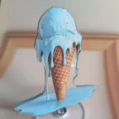 アイスクリームのアクリルオーナメント